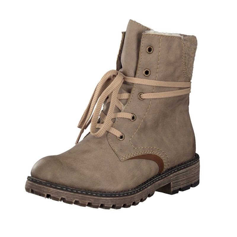 Botas Rieker Y6722-64 Para Mulher - Bege